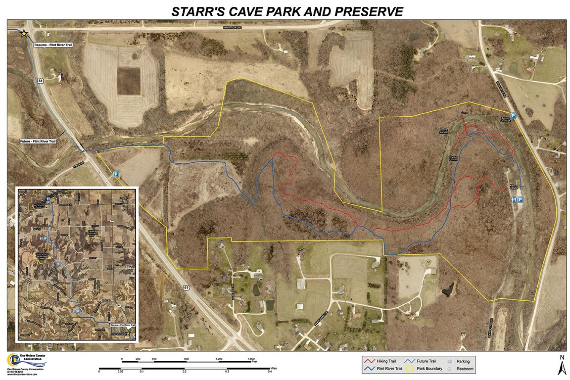 Starr's Park Trail Map